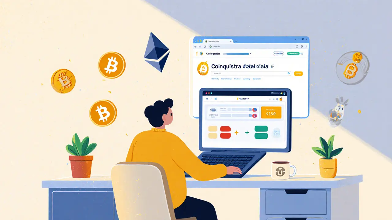 Coinquista Crypto Exchange Review - Fees, Security & Features