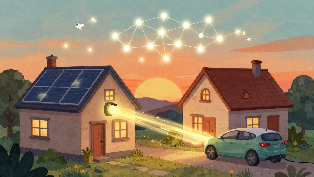 Blockchain for Peer-to-Peer Energy Trading: How Neighbors Are Selling Solar Power Directly