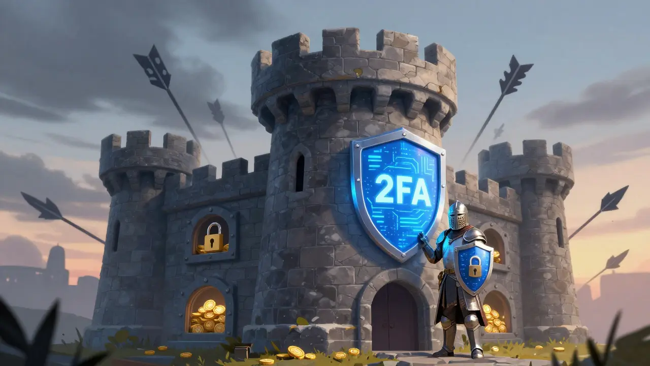 Digital fortress protecting crypto assets from hackers