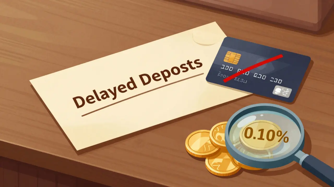 Illustration comparing wire transfers and credit cards for fees