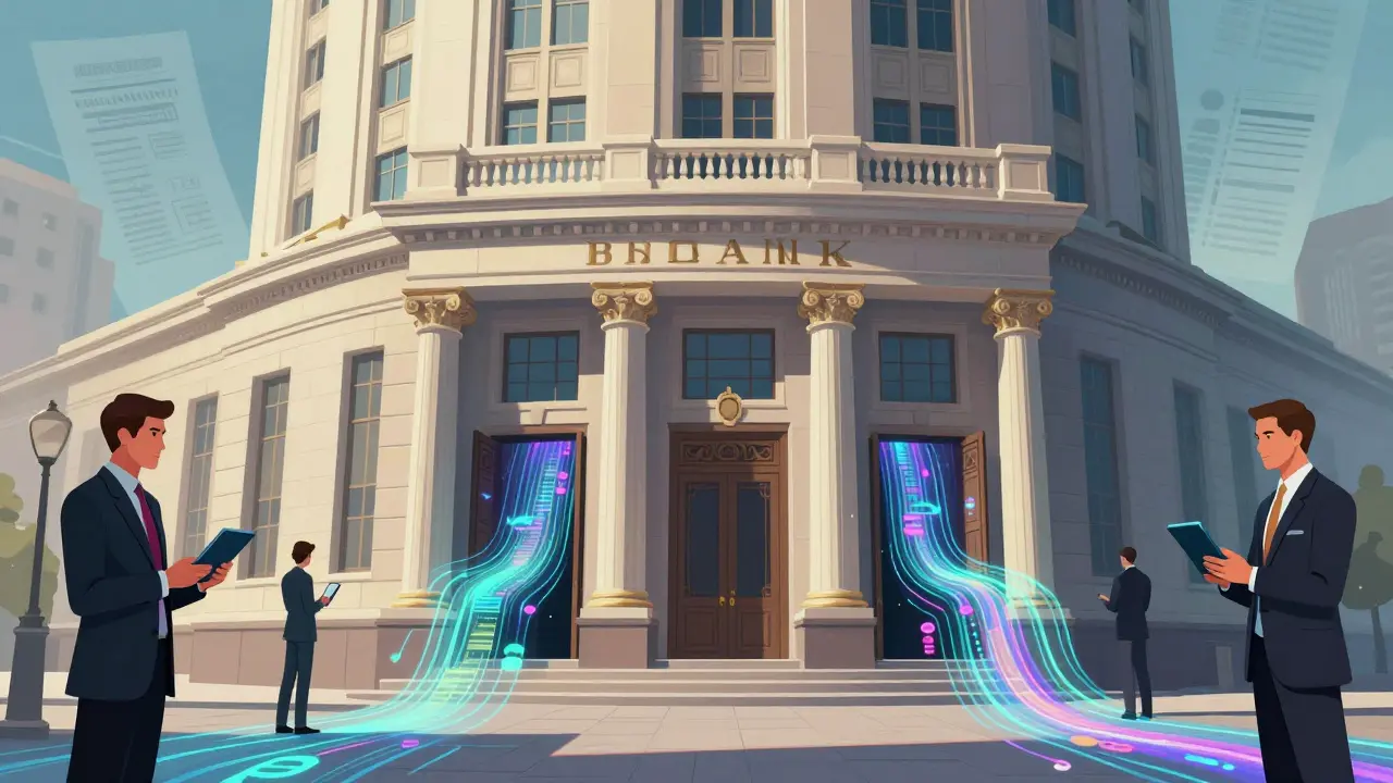 Traditional bank integrating digital currency flows under regulatory watch