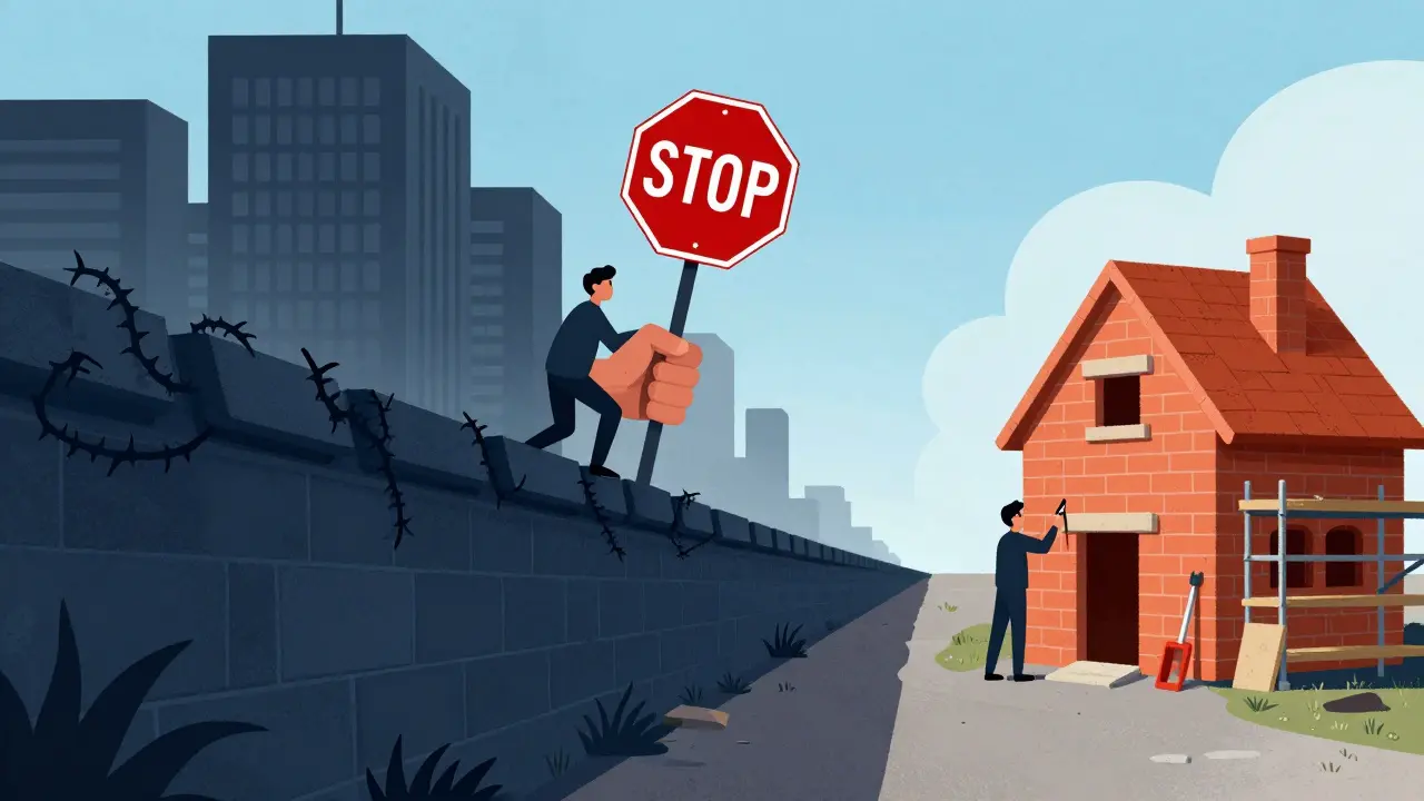 Non-EU firm blocked by wall, building EU subsidiary