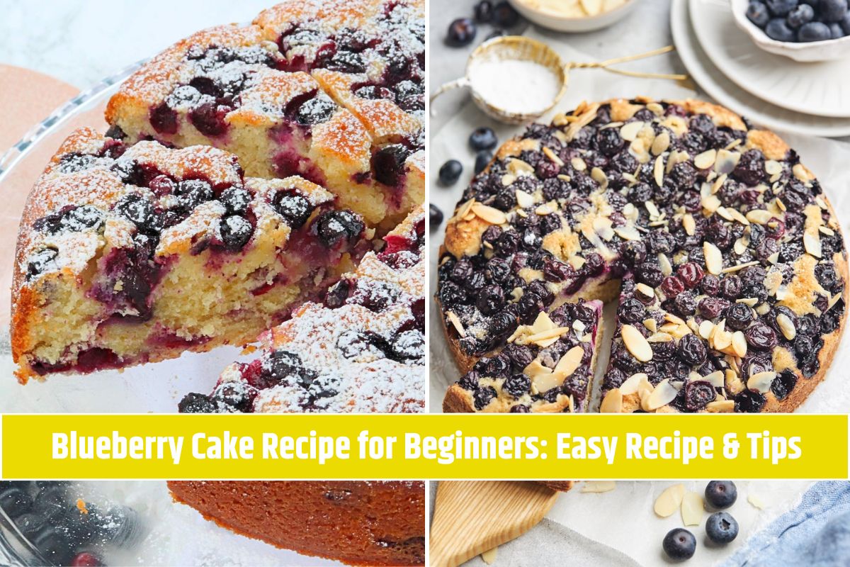 Blueberry Cake Recipe for Beginners Easy Recipe & Tips