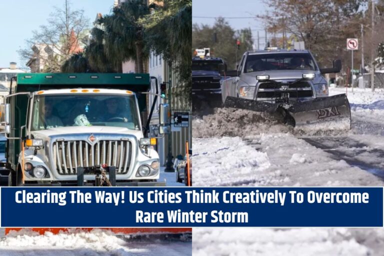 Clearing The Way! Us Cities Think Creatively To Overcome Rare Winter Storm