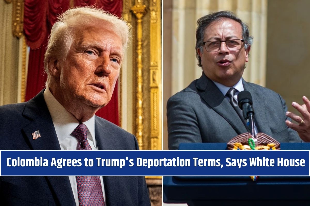 Colombia Agrees to Trump's Deportation Terms Following Tariff Dispute, Says White House