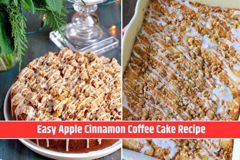 Easy Apple Cinnamon Coffee Cake Recipe