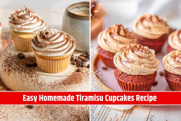 Easy Homemade Tiramisu Cupcakes Recipe