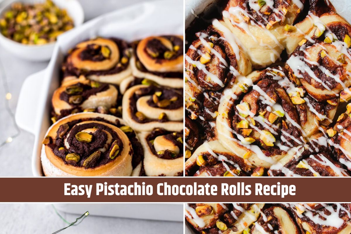 Easy Pistachio Chocolate Rolls Recipe