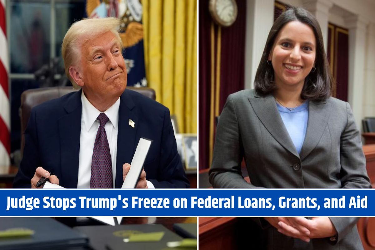 Judge Stops Trump's Freeze on Federal Loans, Grants, and Aid