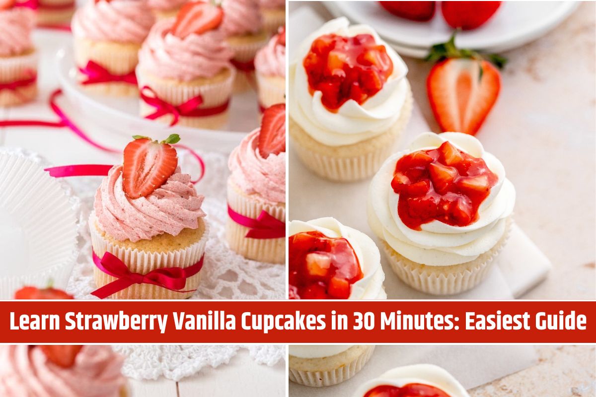 Learn Strawberry Vanilla Cupcakes in 30 Minutes Easiest Guide