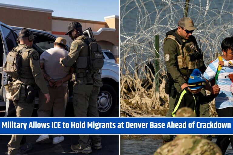 Military Allows ICE to Hold Migrants at Denver Base Ahead of Crackdown