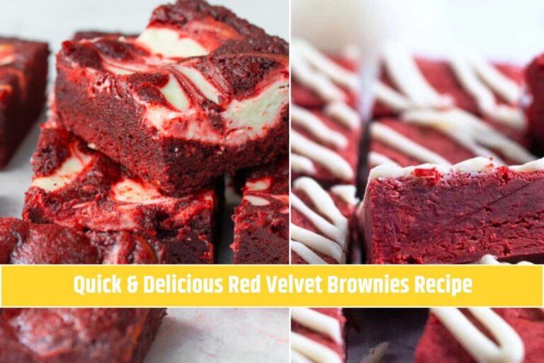 Quick & Delicious Red Velvet Brownies Recipe