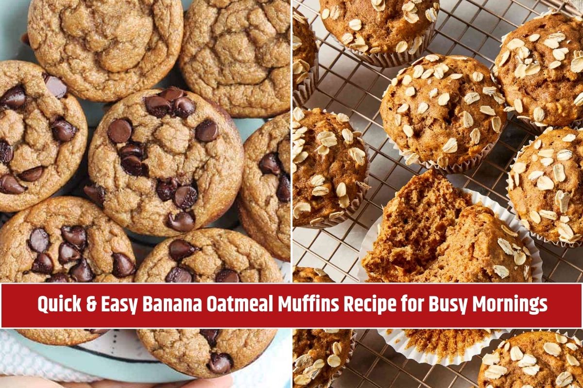 Quick & Easy Banana Oatmeal Muffins Recipe for Busy Mornings