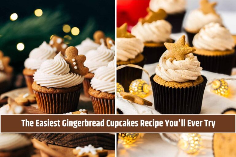 The Easiest Gingerbread Cupcakes Recipe You'll Ever Try