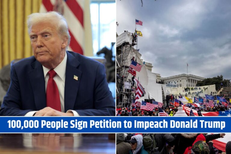 100,000 People Sign Petition to Impeach Donald Trump