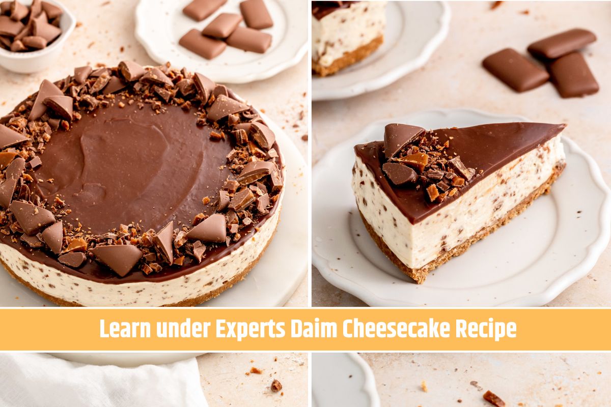 Learn under Experts Daim Cheesecake Recipe