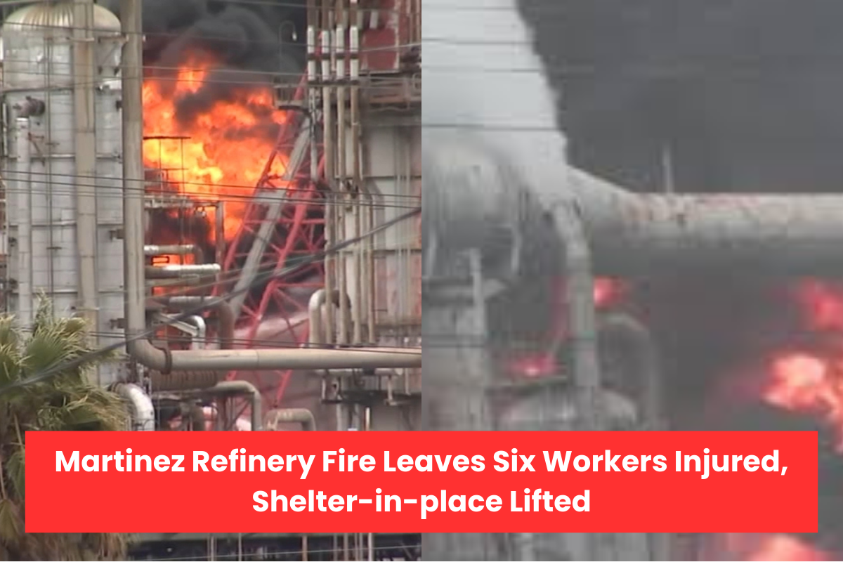 Martinez Refinery Fire Leaves Six Workers Injured, Shelter-in-place Lifted