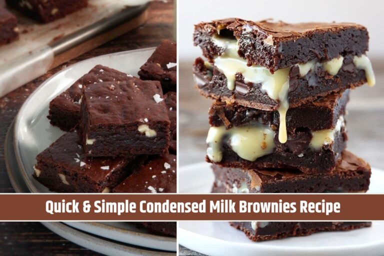 Quick & Simple Condensed Milk Brownies Recipe