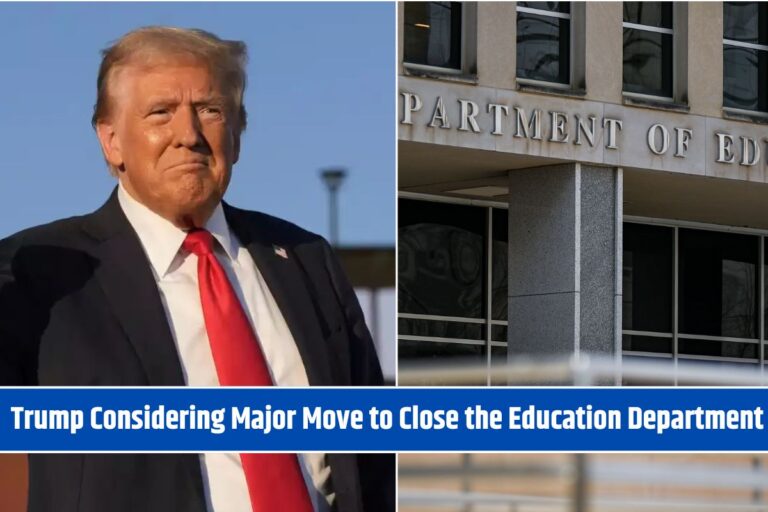 Trump Considering Major Move to Close the Education Department