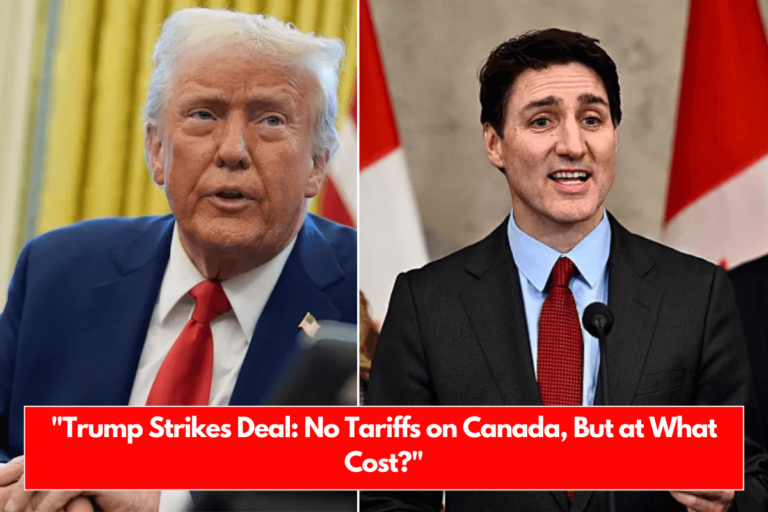 Trump Strikes Deal No Tariffs on Canada, But at What Cost