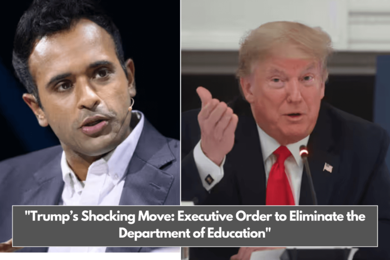 Trump’s Shocking Move Executive Order to Eliminate the Department of Education